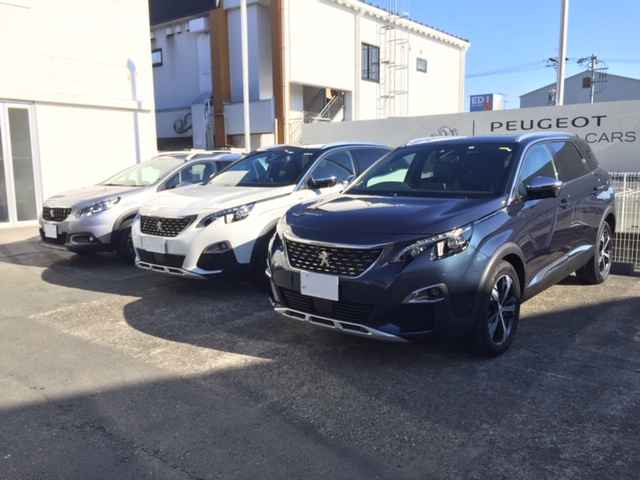 PEUGEOTのSUVモデル達！！