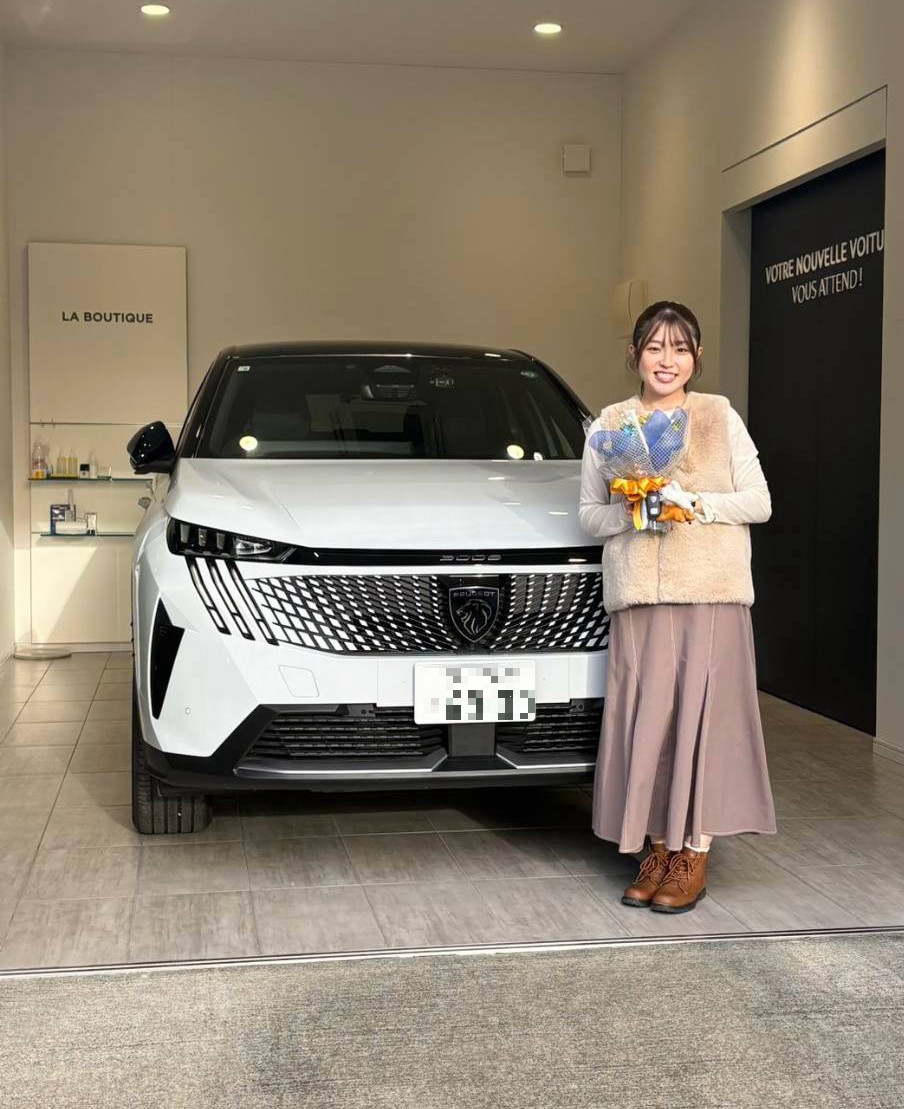 若葉ちゃん3008ご納車おめでとうございます！